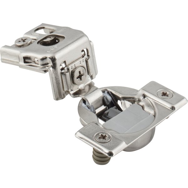 Hardware Resources 105Deg, 1-1/4In. Overlay Hvy Dty Soft-Close Compact Hinge W/ 2 Cleats & Press-In 8Mm Dowels 9394-2C